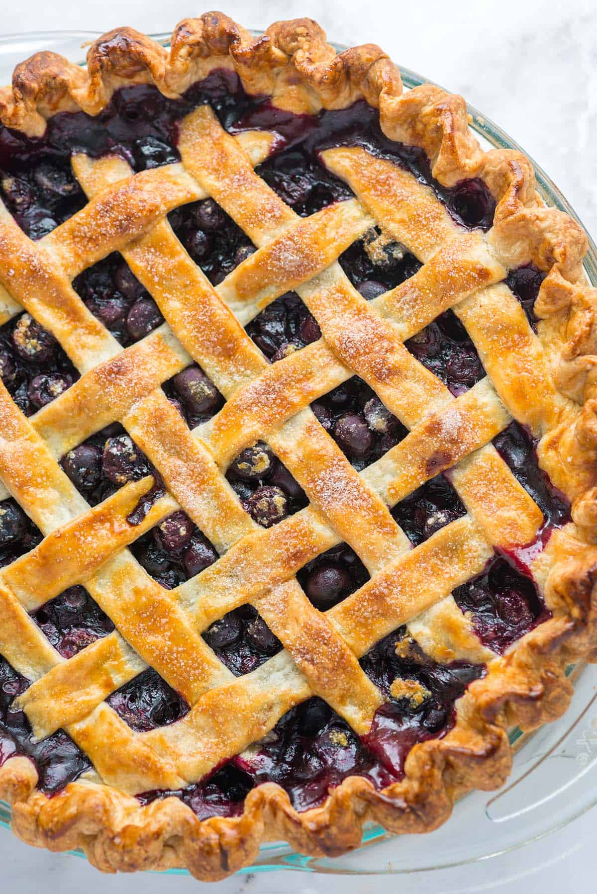 Blueberry pie