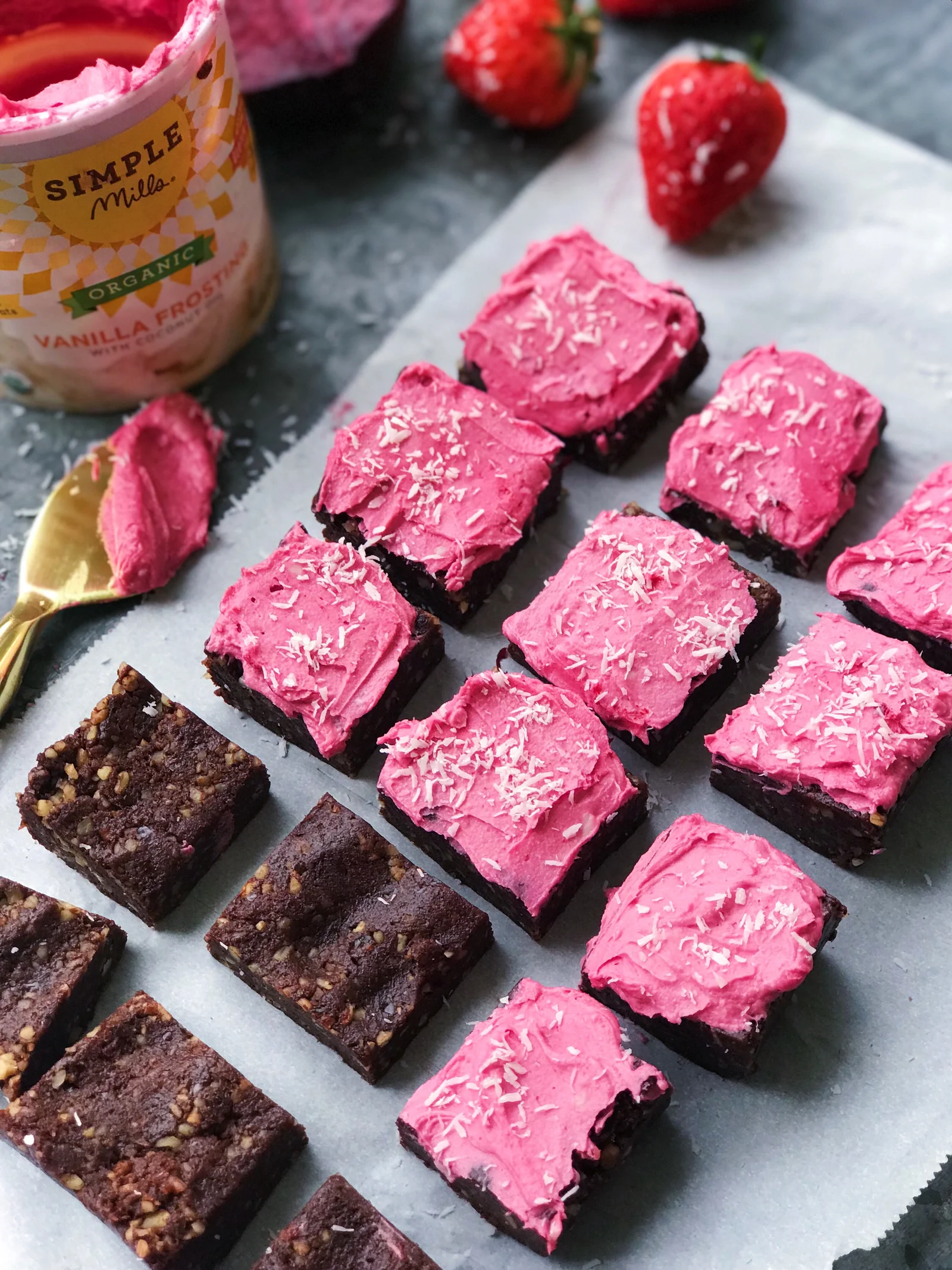 pink brownies